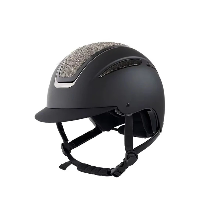 Unisex Adjustable Equestrian Helmet Co-branded Riding Hat Equipment Set Accessory