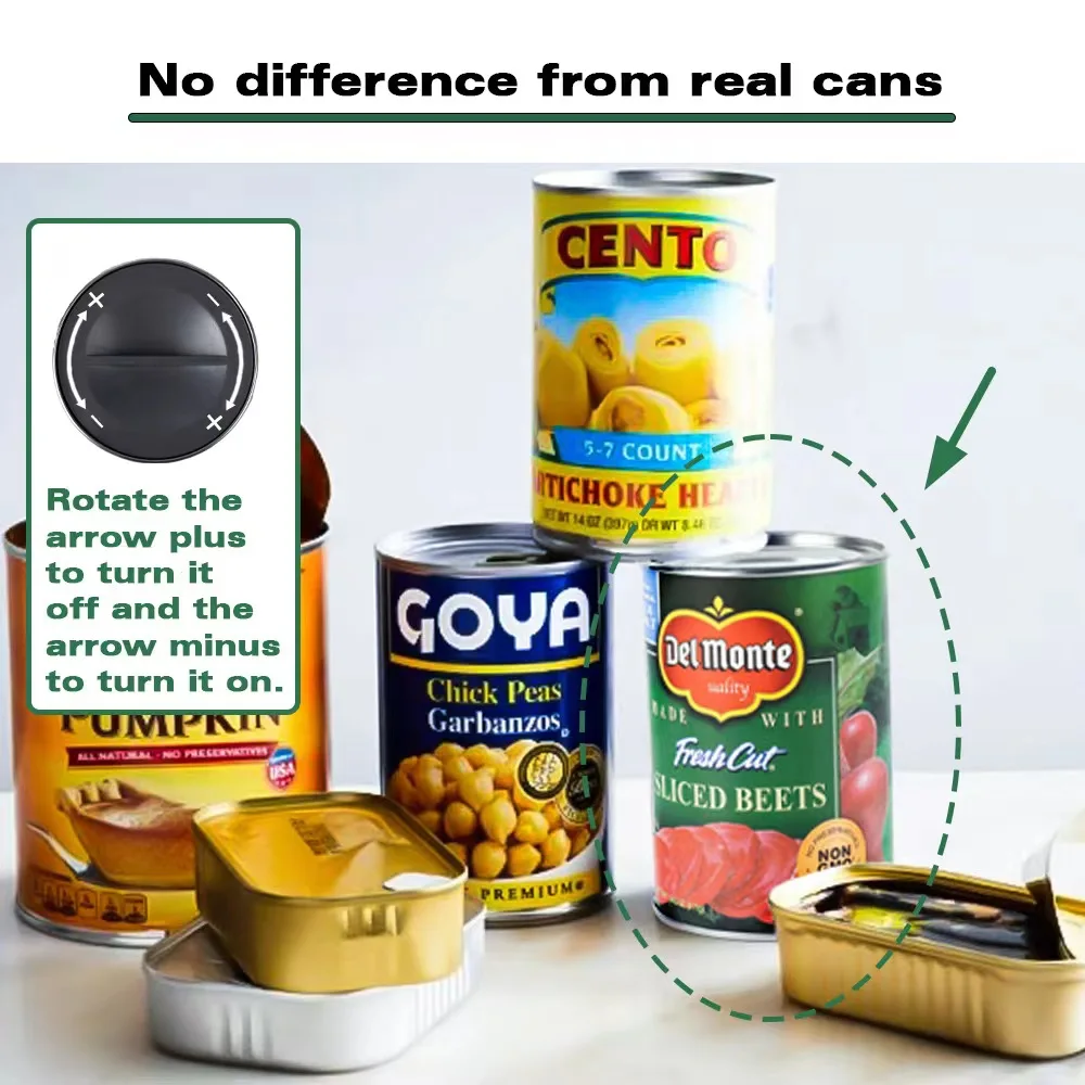 Hidden Safe Compartment Diversion Safe Food Cans Secret Stash Hiding Container Kitchen Cupboard Hide Cash Hidden Wholesale