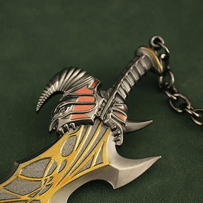 God of War-Arme Kratos The Exys Sword pour enfants, périphérique de jeu, matériau en alliage métallique, porte-clés, cadeau jouet, 10cm