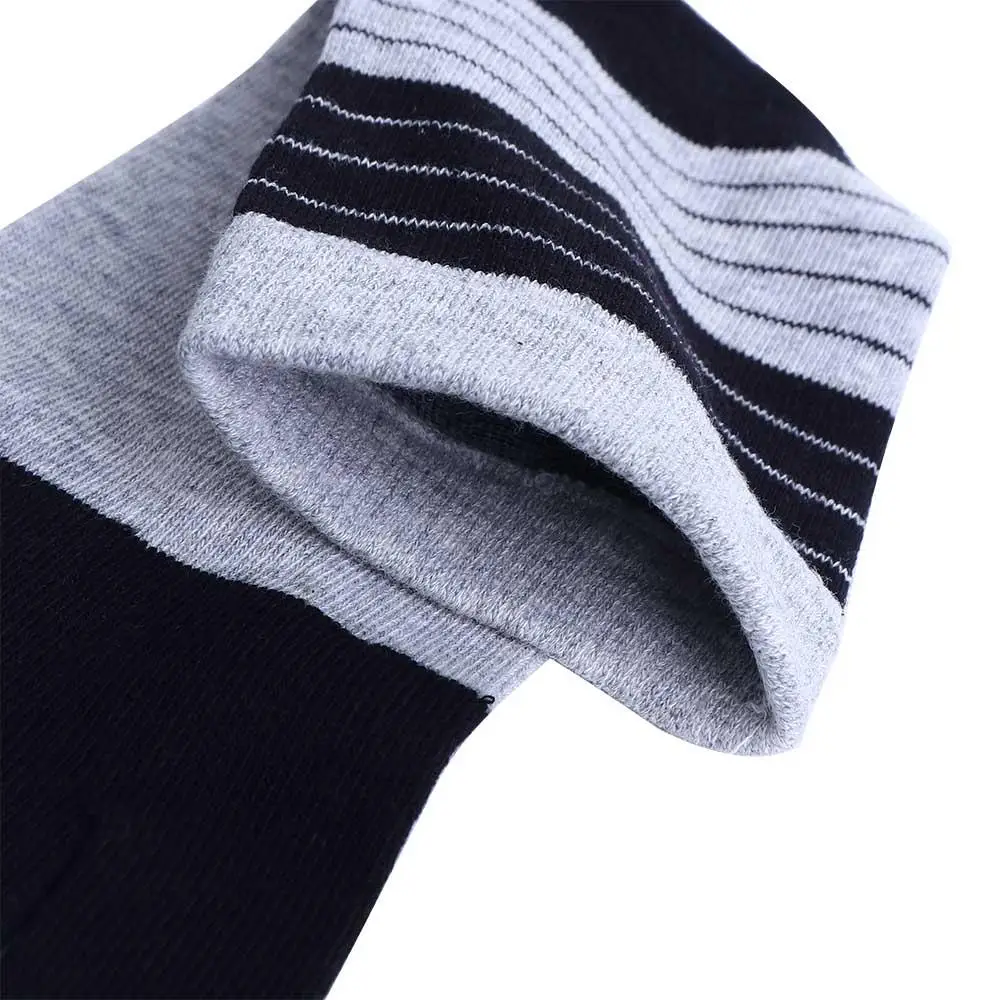 

Antibacterial Comfortable Simple Casual Breathable Cotton Socks With Toes Stripe Hosiery Five Finger Socks Man Socks