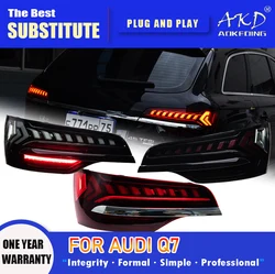 AKD Tail Lamp for AUDI Q7 LED Tail Light 2006-2015 Q7 Rear Fog Brake Turn Signal Automotive Accessories