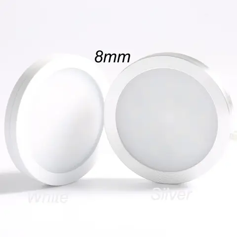 LED 5V USBUnder Cabinet Puck Light Display Case Shelf Counter Lighting Caravan Camper Motorhome Interior Spot Lamp With  Switch