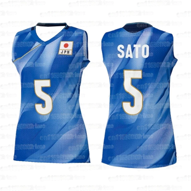 2026 Japanisches Volleyball-Trikot ISHIKAWA Nr. 4 Ärmelloses Shirt Atmungsaktives Schnelltrocknendes V-Ausschnitt Sport-Tanktop Familien-Fan-Trainingsshirt – Detail 4