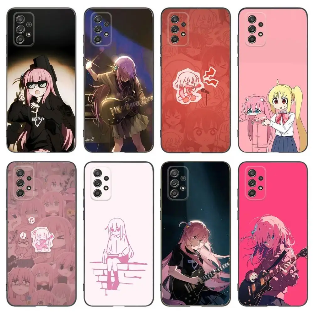 

T-The Rock Kessoku Band Phone Case For Samsung Galaxy A13,A21s,A22,A31,A32,A52,A53,A71,A80,Soft Black Shell