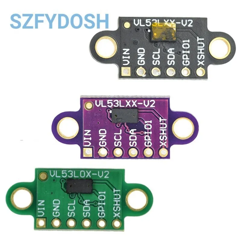 VL53L0X Time-of-Flight (ToF) Laser Ranging Sensor Breakout 940nm GY-VL53L0XV2 Laser Distance Module I2C IIC 3.3V/5V For Arduino