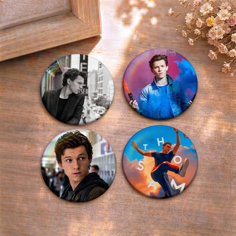 Tom Holland Peter Parker  Badge Metal Decorative Brooch Pins for Backpack Clothes Jacket Accessories,Souvenir Gift