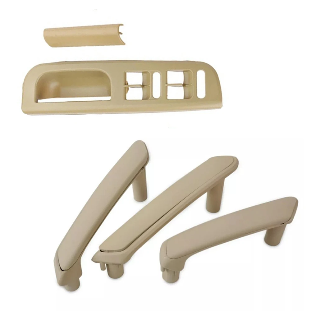 Stylish Door Handle Trim Door Handle Trim Kit Restores Worn Handles ABS Material Construction For Car Cabin Upgrade