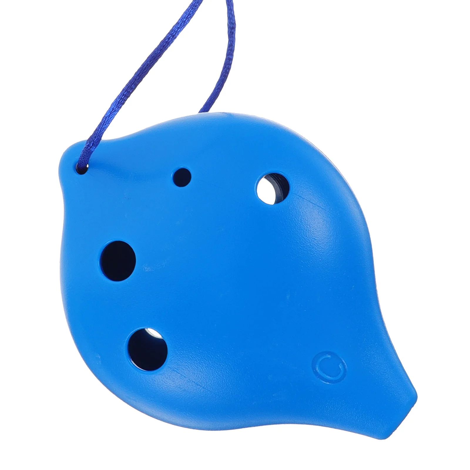 Musical Instruments Ocarina 6-hole Bass Wind Blue Plastic Beginners Practice Creative Baby