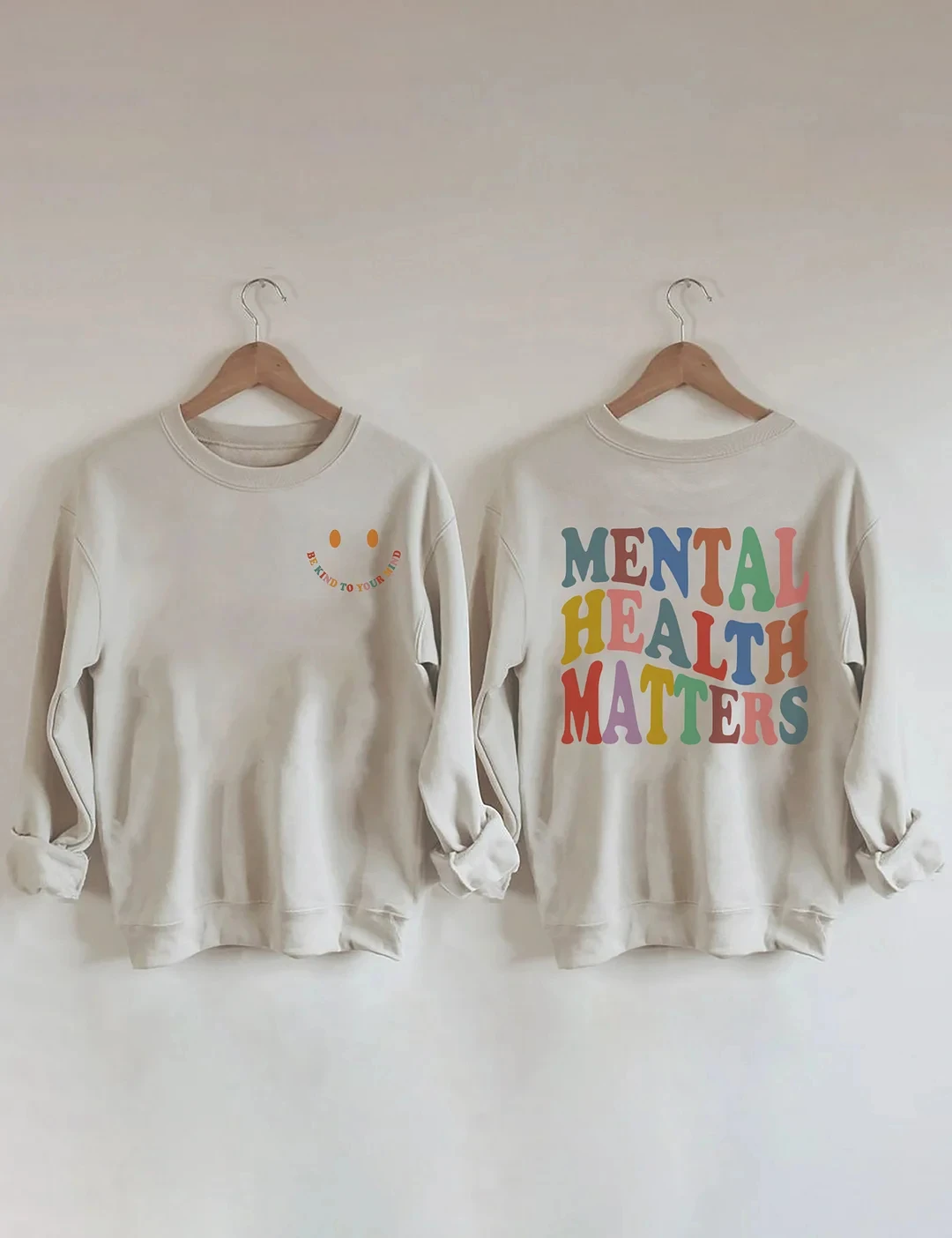 Rheaclots Mental Health Matters Long Sleeves Sweatshirt