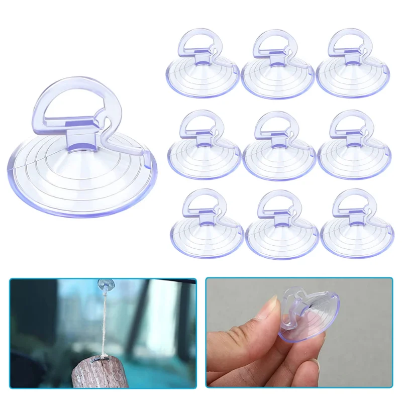 10PCS 35mm Rubber Car Suction Cup Sucker PVC Suction Cup Hook Suction Cup Car Sunshade Sucker Hooks Car Interior Organizer