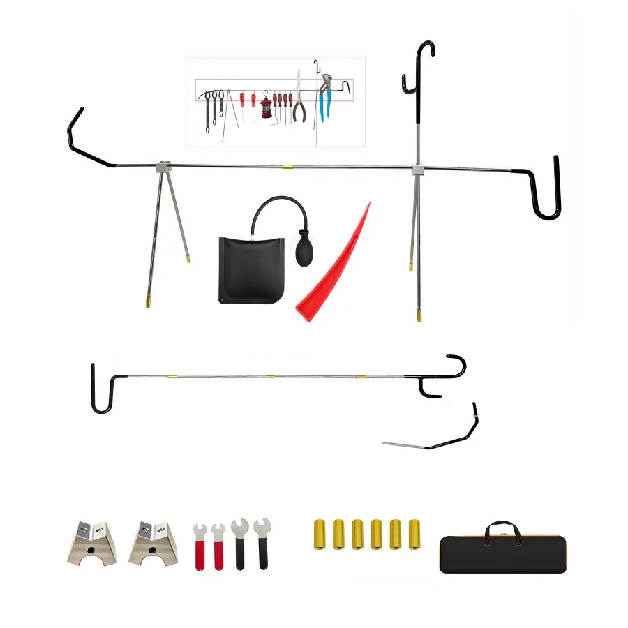 

Car emergency use kit camping lamp maintenance lamp bracket brake caliper hook fifth wheel pin puller multifunctional vehicle m