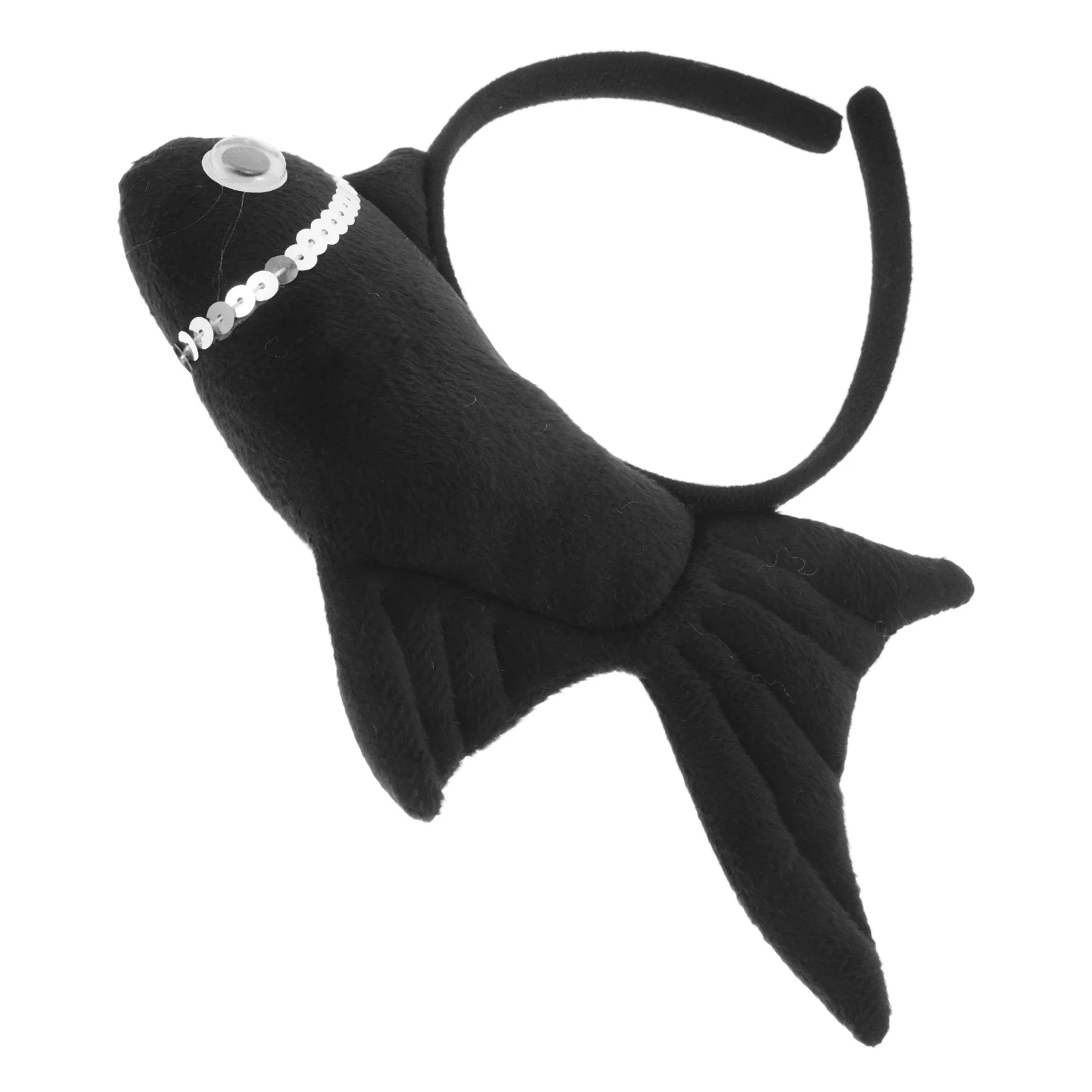 Goldfish Headband for Kids Ocean Themed Party Accessory 3D Fish Shaped Hair Hoop Festival Costume Performance Creative