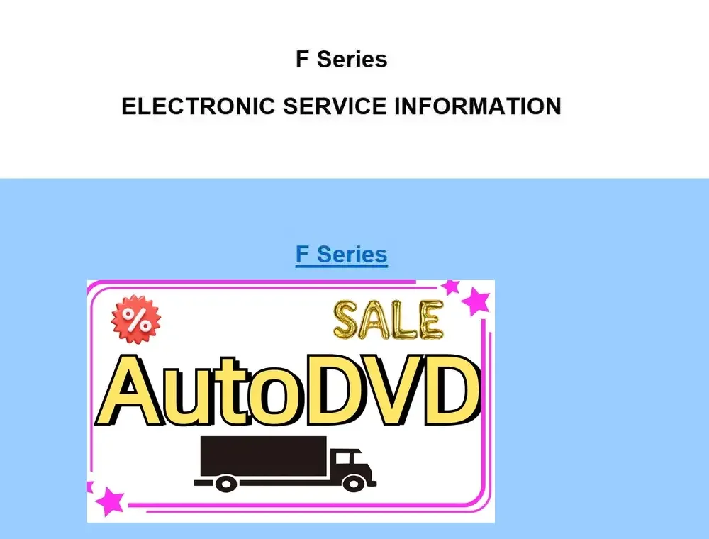 

AutoDVD ISUZU Truck [2019-2020] Ручная служба мастерской Технический, DTC & ETM (Секграмма стирания)