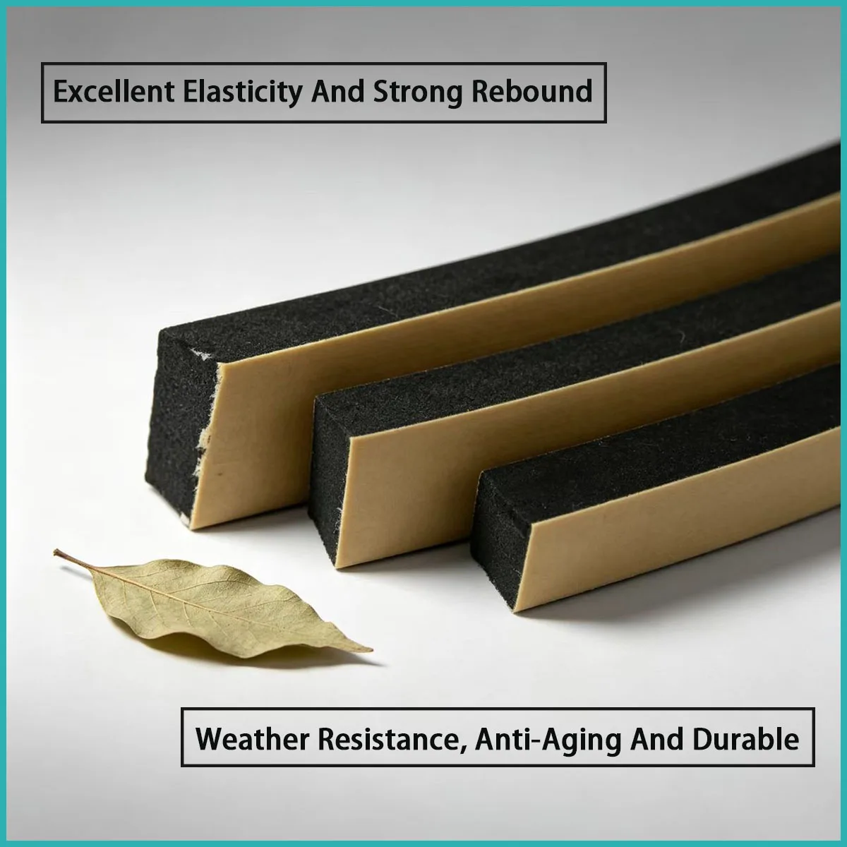 1-10mm thick black EPDM self-adhesive sealing strip is used for sealing and protecting gaps in doors,  cabinets, and equipment