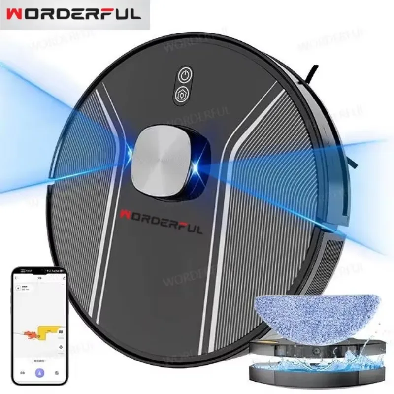 Automatic Vacuum Cleaner Robot Robot Vacuum And Mop Cleaner With Self Cleaning Side Brush And Mop Extension Home Cleaning Robot