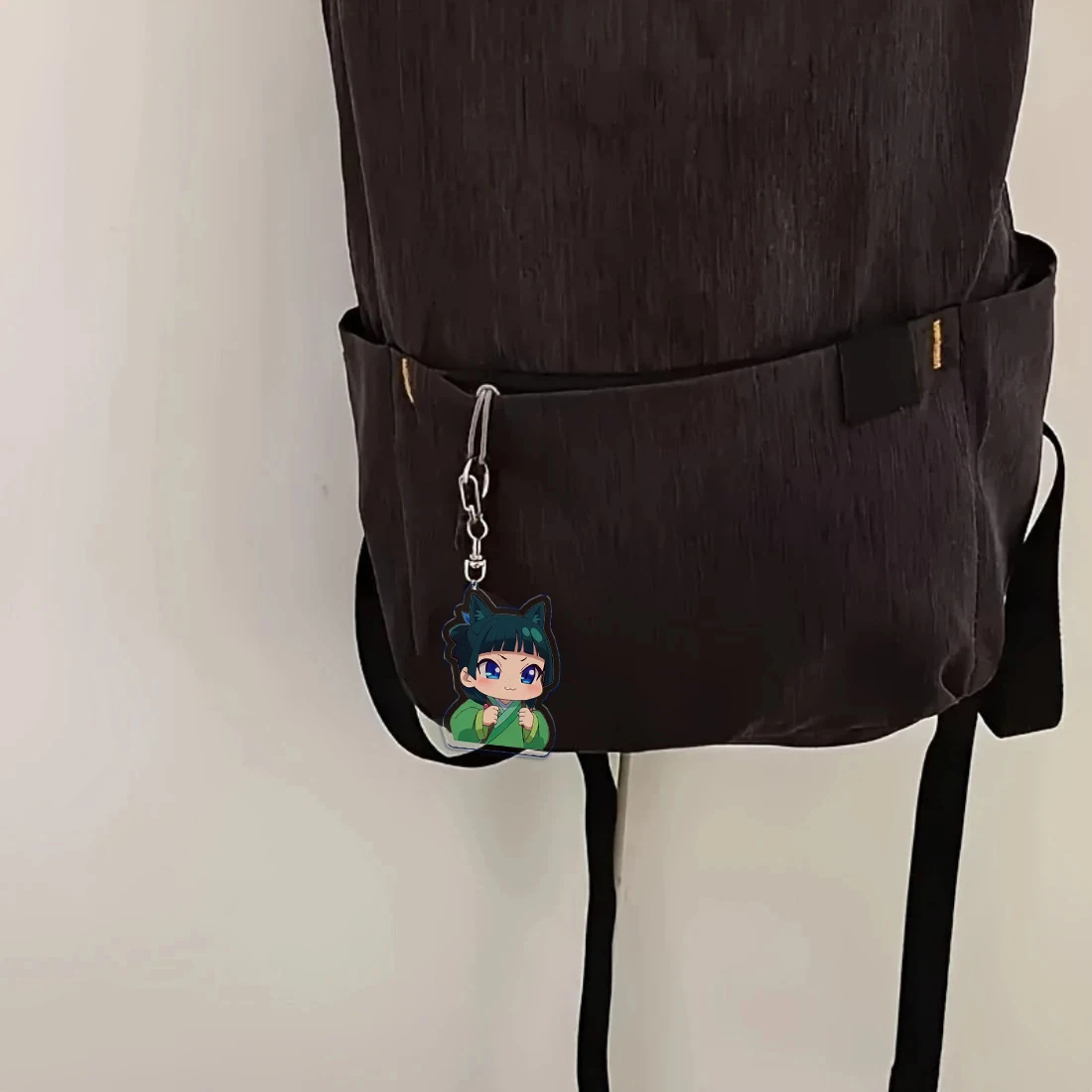 لطيف أنيمي جيل سلاسل المفاتيح للإكسسوارات حقيبة الأرجواني الأخضر شخصيات الشعر سيارة مفتاح سلسلة خاتم هدايا الرجعية Keyrings