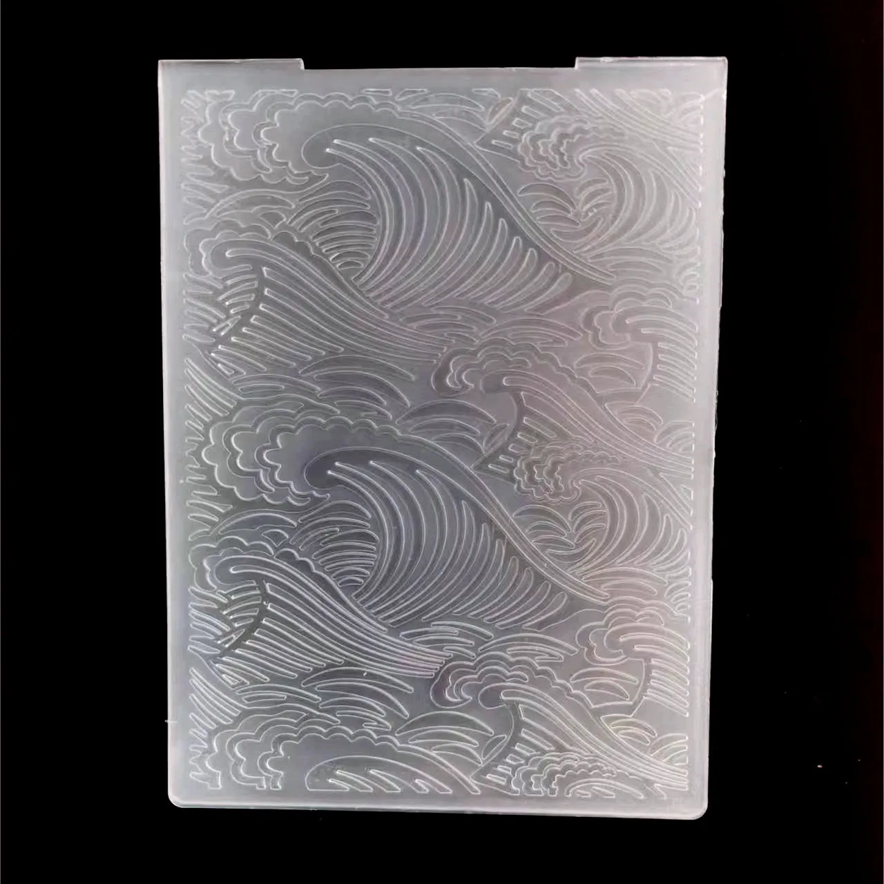 Water Wave Drawing stencil Embossing Folder for Card Making Floral DIY Plastic Scrapbooking Photo Album Card