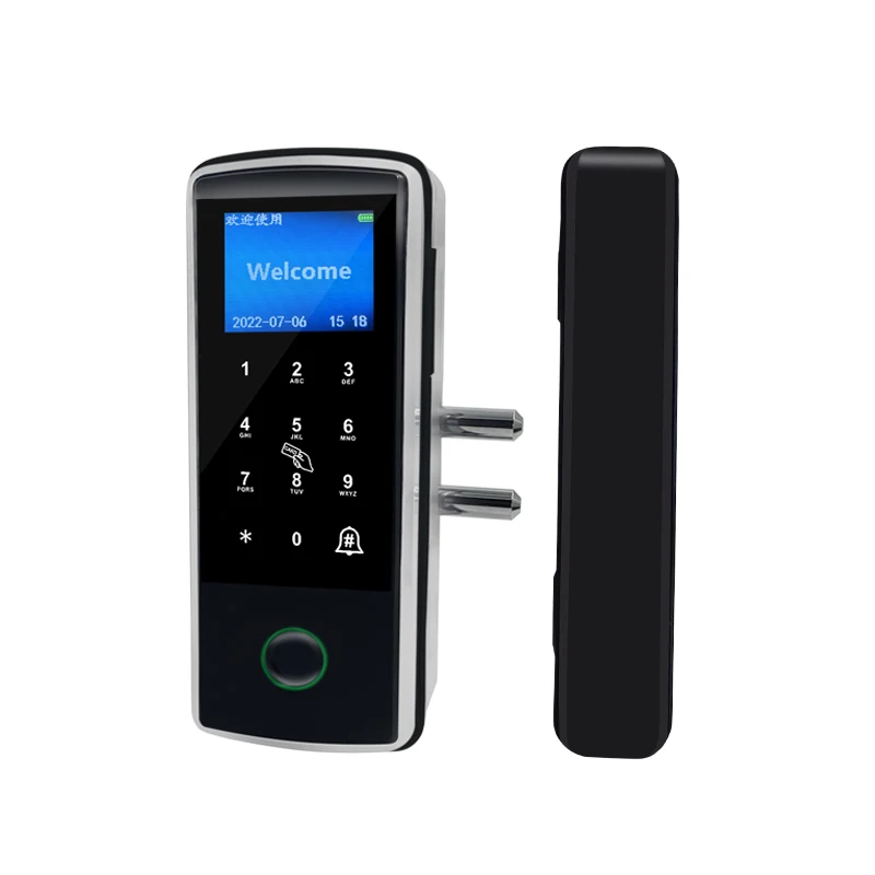 Digital Password Smart App Bluetooth Sliding Glass Door Fingerprint Lock IC Card Intelligent Keyless Door Lock