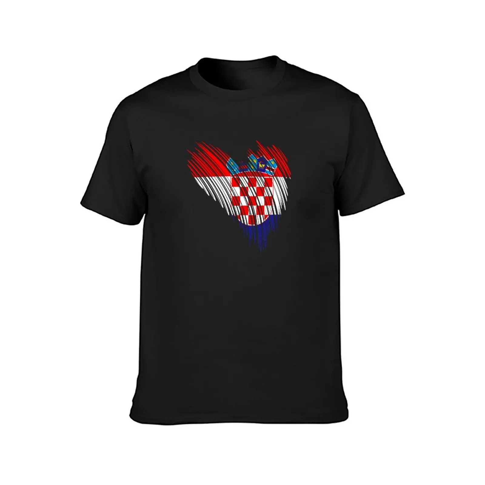 Croatia Croatian flag gift idea T-Shirt kawaii clothes vintage men clothings