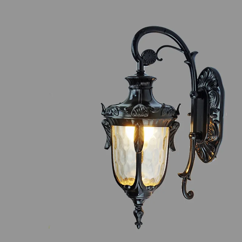 Retro European waterproof wall lamp E27 Home Restaurant corridor courtyard lamp Garden light indoor/outdoor lighting