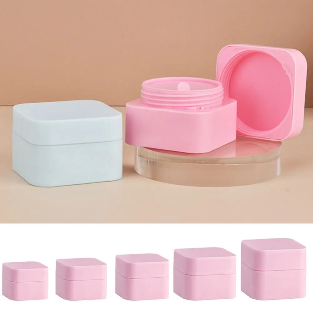 

Plastics Makeup Jar Refillable Bottle Multicolor Empty Container Cosmetic Plastic Box Face Cream