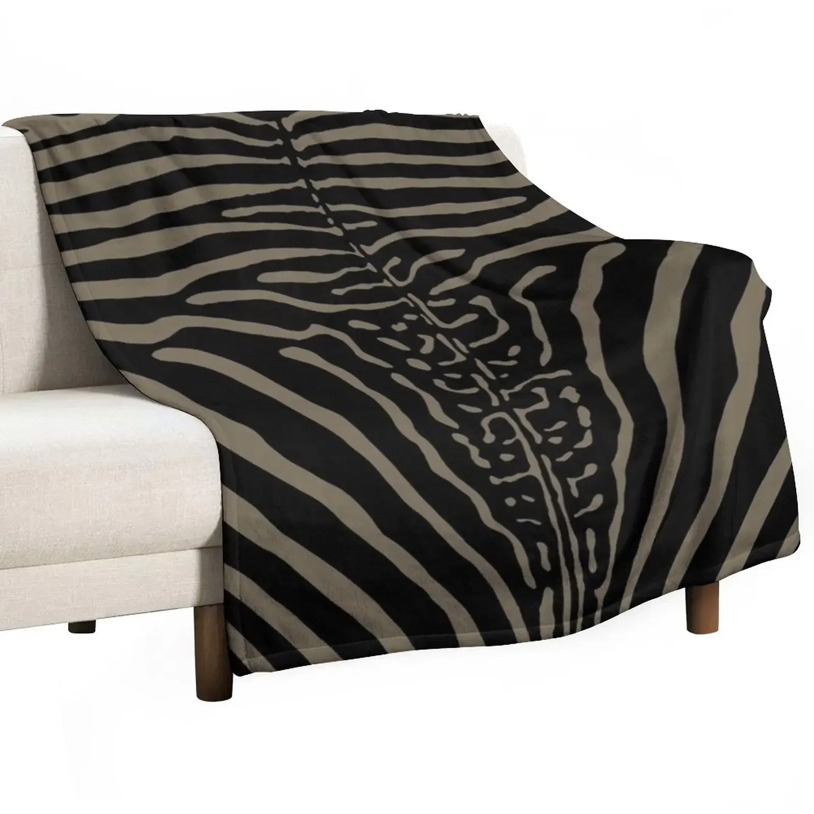 Zebra Stripes Print Skin Hide | Texture Throw Blanket Luxury Brand for sofa for winter Soft Plaid Blankets