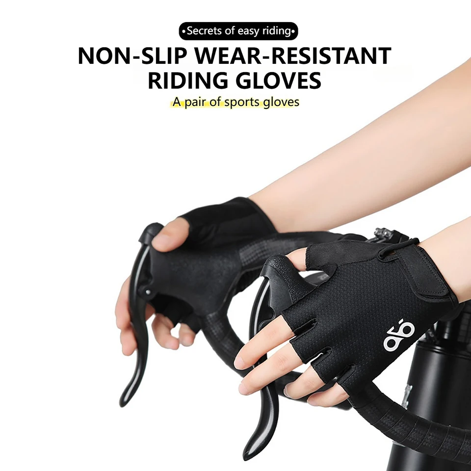 GTUBIKE 通気性ハーフフィンガーサイクリンググローブアンチスリップパッドオートバイ MTB ロードバイク手袋男性女性スポーツ自転車手袋
