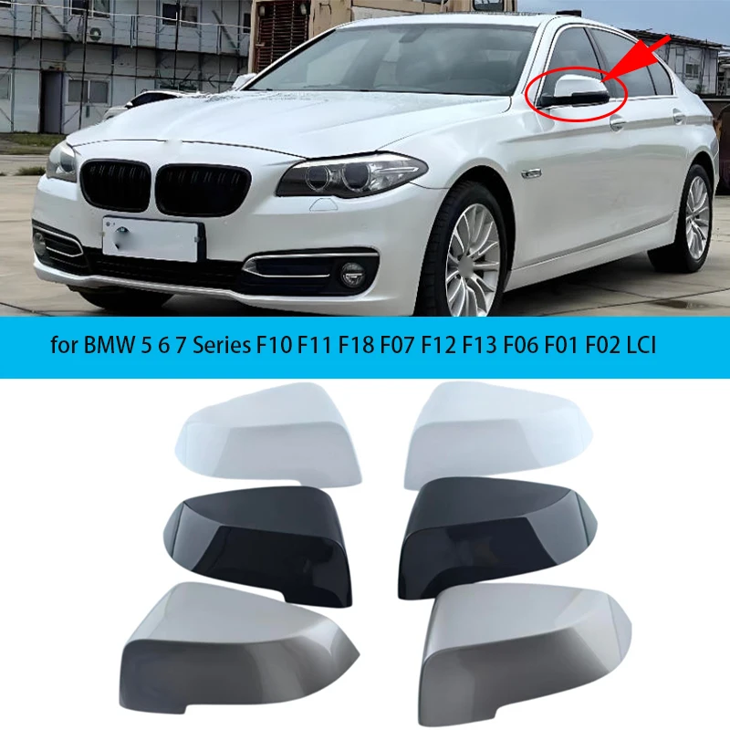 

For BMW 5 6 7 Series F10 F11 F18 GT F07 F06 F12 F13 F01 F02 GT Rearview Mirror Cover Reverse Mirror Shell Case Shell Housing