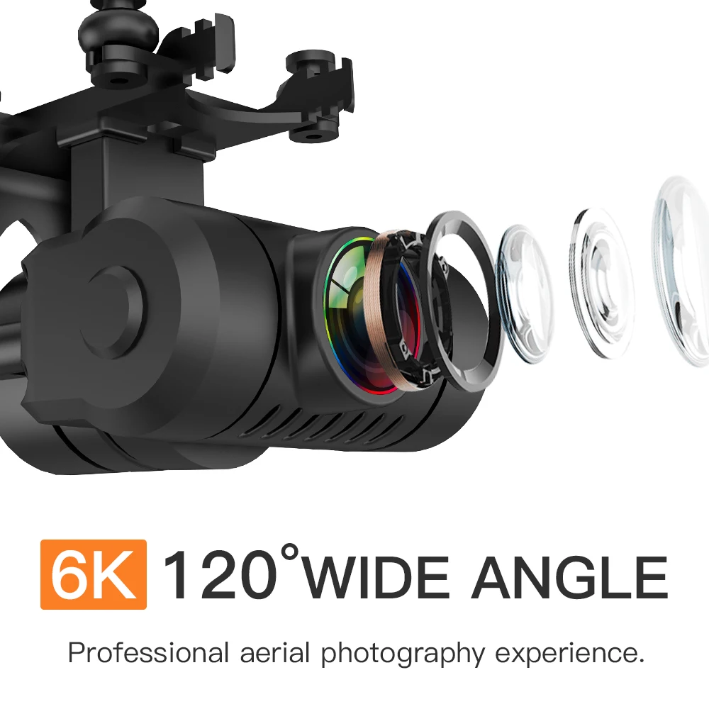 Drop shipping 2021 New GPS Drone 4k Profesional 8K HD Camera 2-Axis Gimbal Anti-Shake Aerial Photography Brushless Foldable