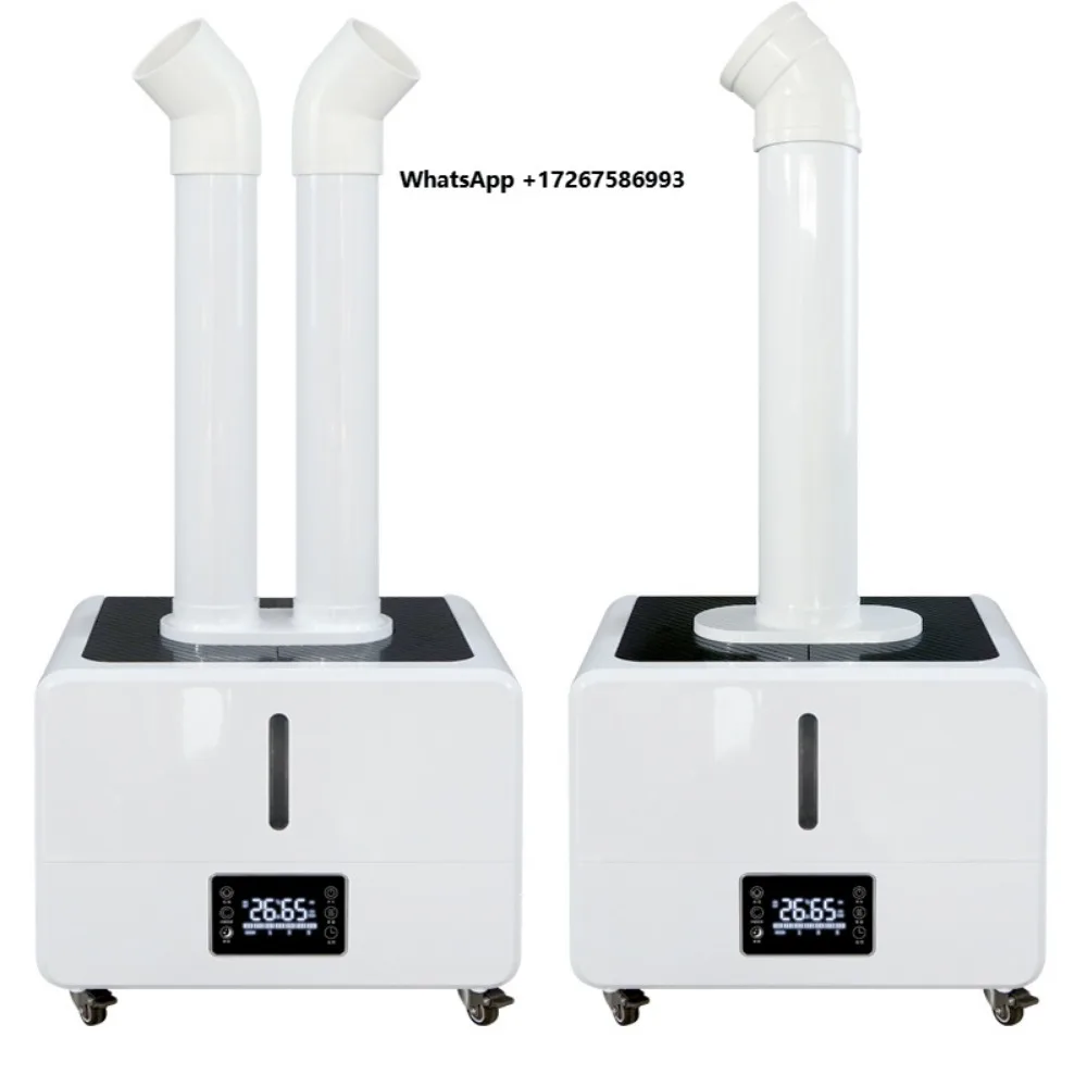 18L Agriculture Humidifier 8 Heads Atomizers Tobacco 6L/H Ultrasonic Cold Mist Fogger  & Hotel Use