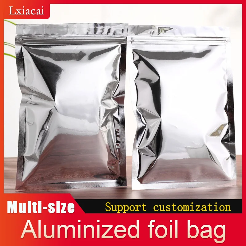 aluminio zip lock embalagem bolsas anti static blindagem bolsas esd instrumento chip pacote de acessorios eletronicos 50 pcs 01