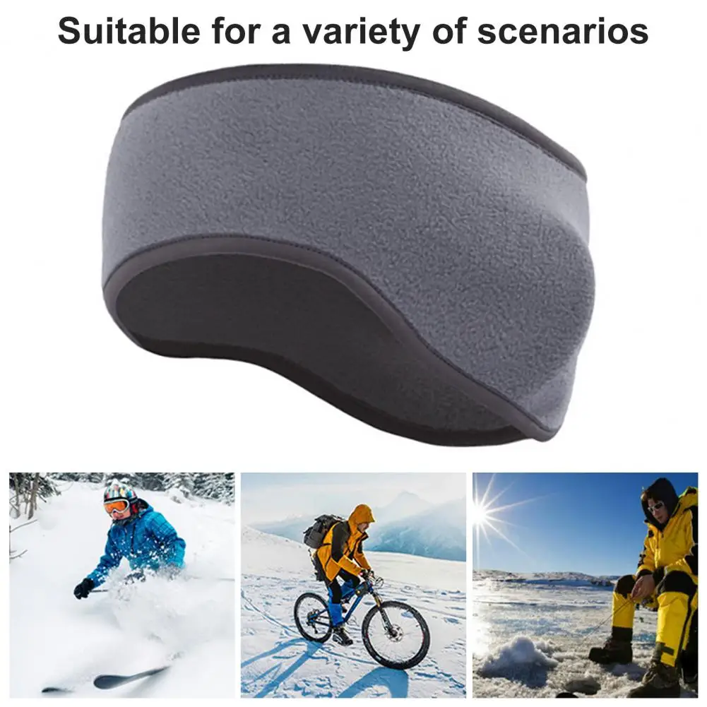 Zachte Koude-Proof Hoge Elasticiteit Wasbaar Skiën Koud Weer Winter Hardloop Oor Cover Sport Hoofdband Oorbescherming