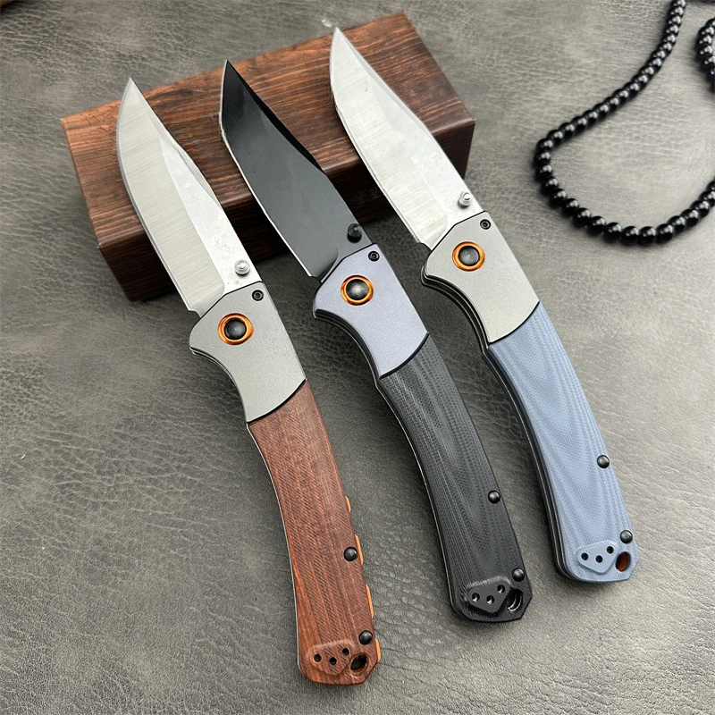 

BM 15080 Crooked River 3-color Pocket Pocket Knife Outdoor Tactical Hunting Camping Hiking Survival EDC pocket Knife Men's gift