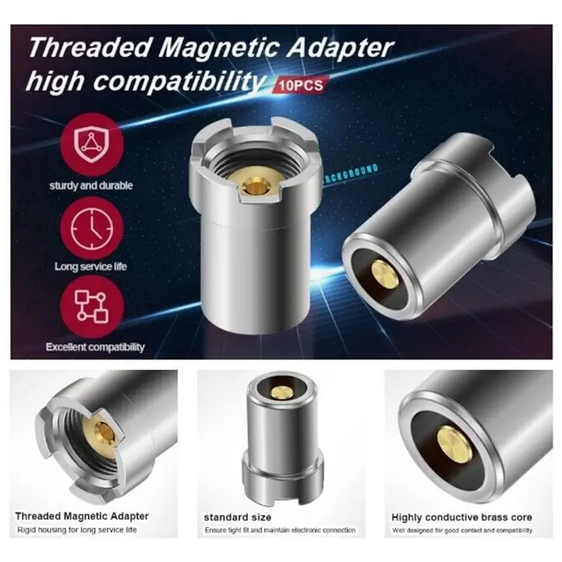 ABVG-510 Thread Adapter, Adapter, Thread Screw Converter, Soldering Iron Ring Adapters Connector Repair Accessories