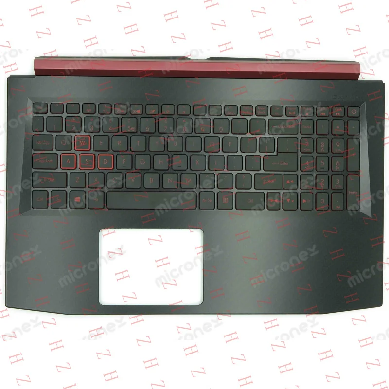 P+ FOR Acer Nitro 5 AN515-42 Palmrest Keyboard LED US-International black RX560X