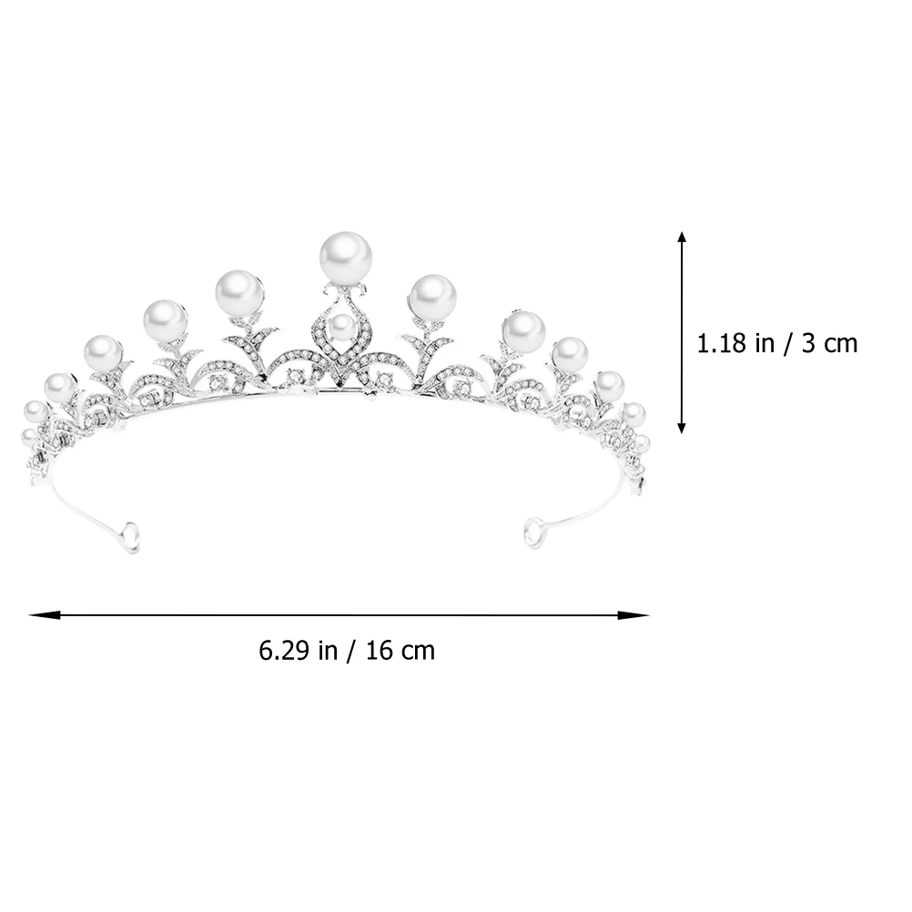 

Bridal Headwear Metal Crown Hair Accessories Wedding Tiaras Bride Rhinestone Crown Rhinestone Gorgeous Brightness Gifts