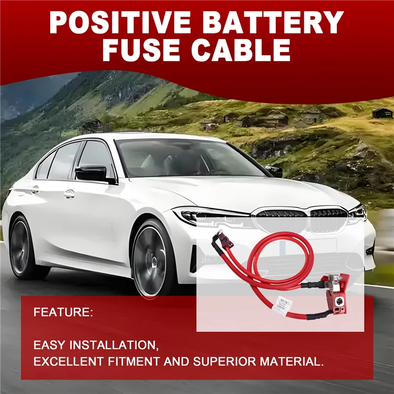 

61126998059 Car Positive Battery Fuse Cable For Hybrid BMW 5 G30 Battery Connector Cable Plus 6998059