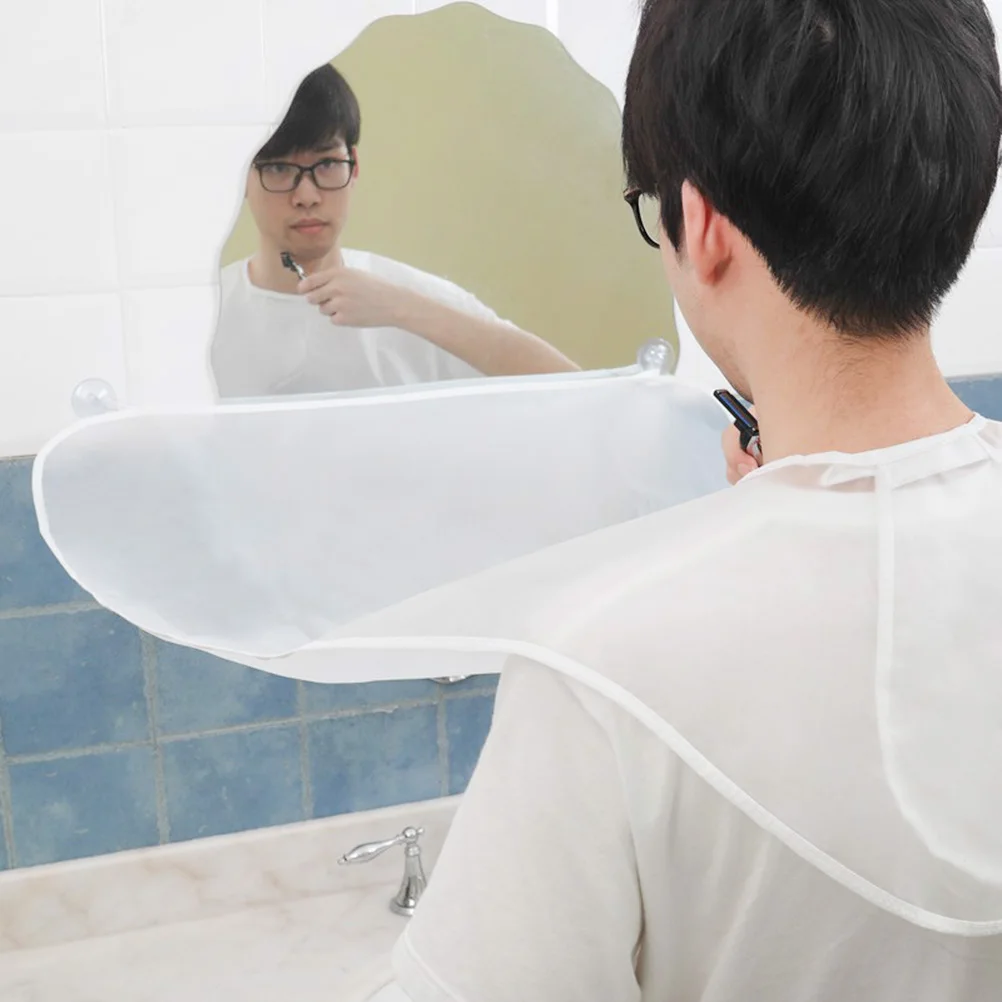 

5PCS Beard Shaving Bib Apron Beard Catcher Suction Cup Design Waterproof Beard Care Shave Apron for Men Shaving