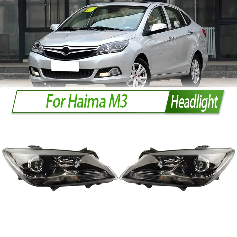 

For Haima M3 Halogen Headlight Assembly OEM Style Front Day Running Light Socket Plug & Play Replacement