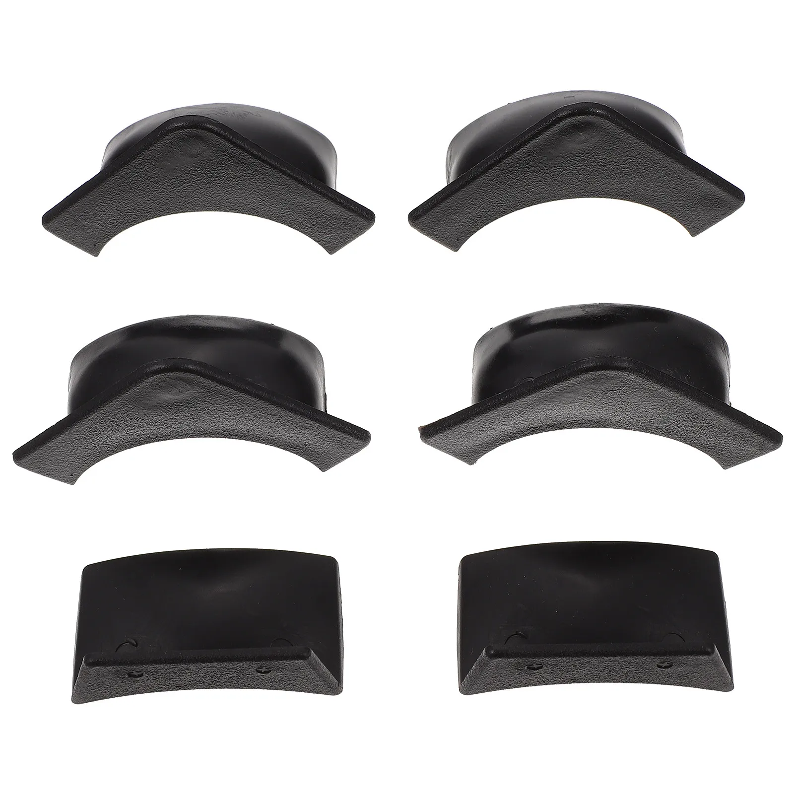

2Sets Billiards Table Accessories Black Plastic Pocket Liners Replacement for Pool Table Corner Side Hole Edges Protective Mats