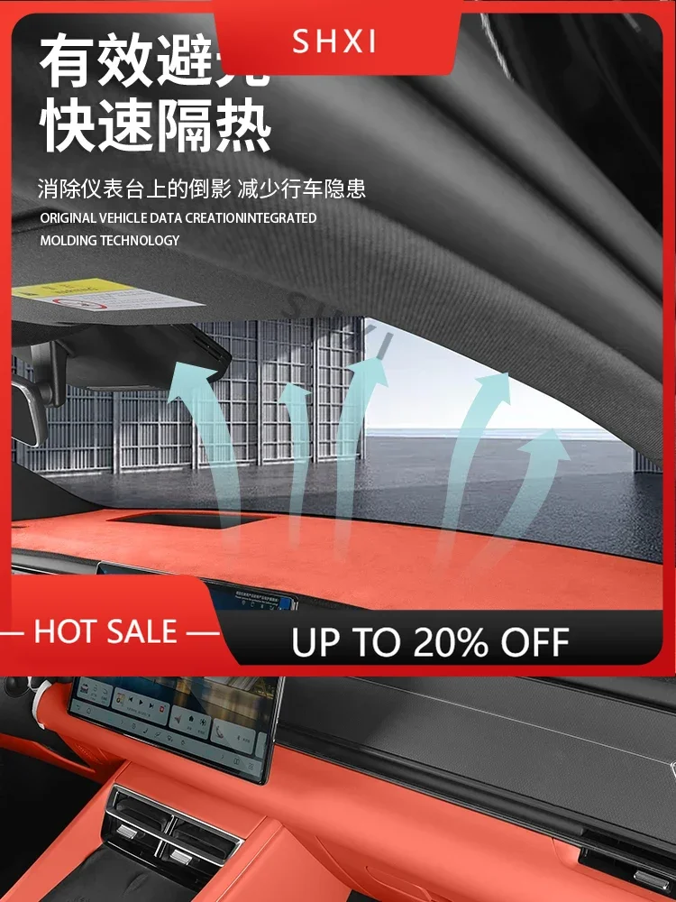 Good Quality New For BYD Sealion 8 Tang L DM/EV Car Instrument Panel Light-proof Pad Sunshade Dashboard Protective Cushion Anti-