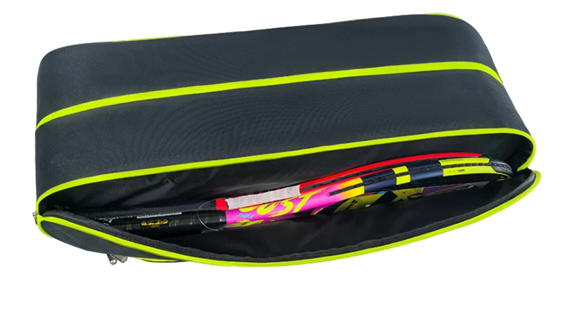 3-6 Stück Tennis-Rucksack mit Großer Kapazität, Tennisschläger-Tasche, Badminton-Sporttasche, Squash-Schlägertasche mit Separatem Schuhfach – Detail 10
