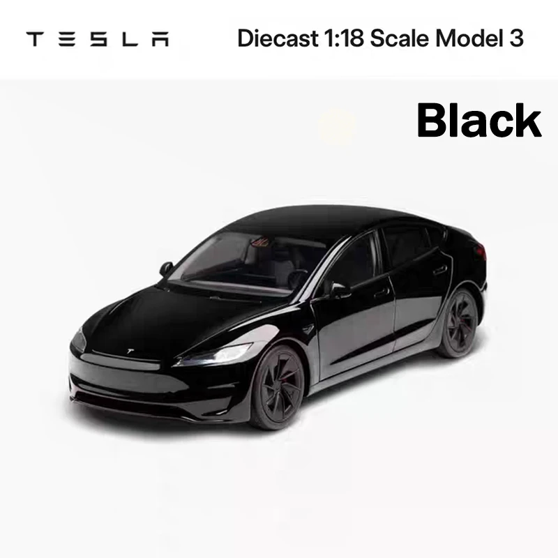 1:18 tesla modelo 3/s/x puro elétrico suv liga totalmente aberto simulação modelo de carro coleção decorar brinquedos em estoque