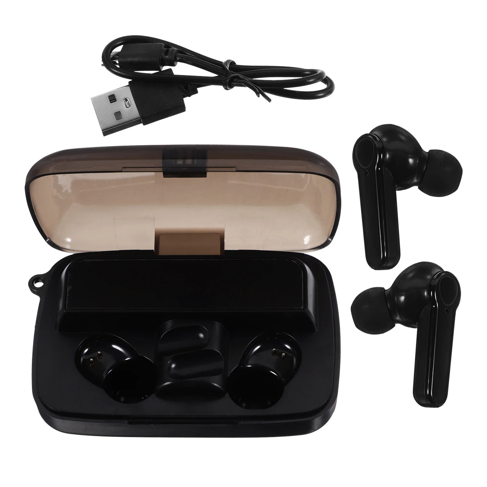

1 Set Wireless Smart Touch Control Earbuds Upgrade Chip Clear Sound Low Latency Noise Reduction For Gaming Call Portable Mini