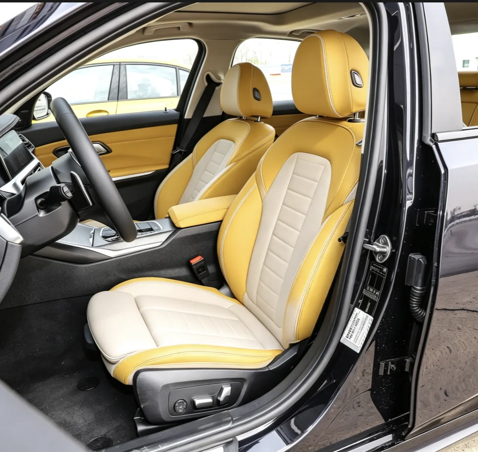 Für BMW G20 2020~2024 Maßgefertigte Autositzbezüge Luxuriöses Nappaleder 100% Passgenau Innenraumzubehör 360 ° Vollständige Abdeckung – Detail 2