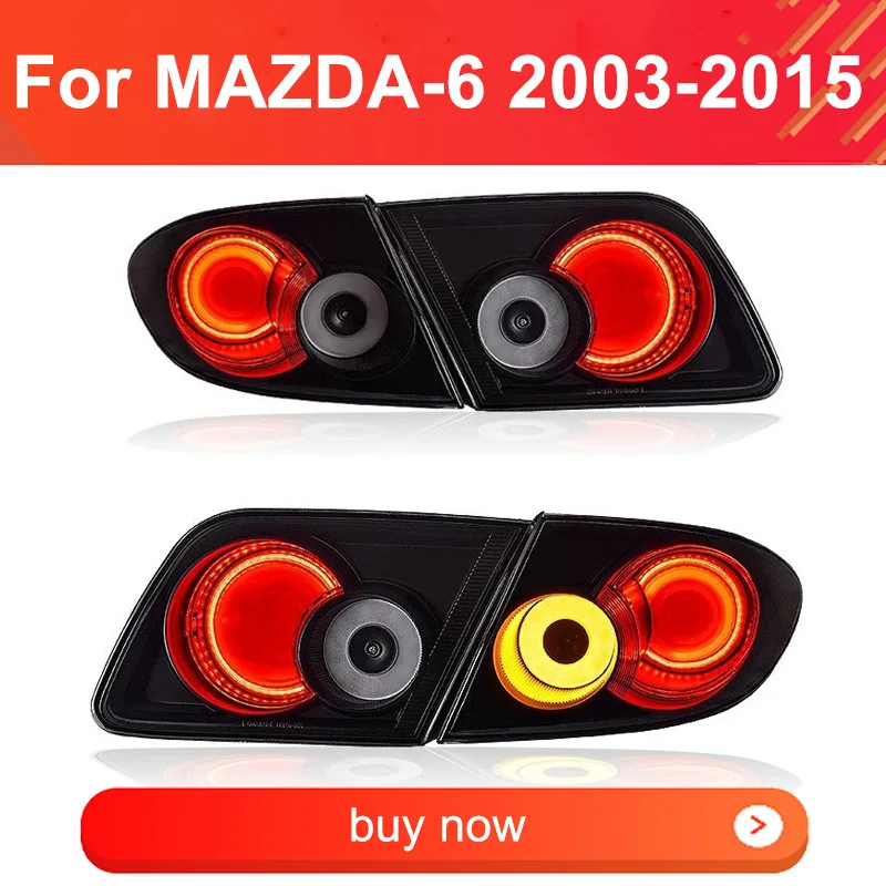 

1 Pair LED Tail Light Assembly for Mazda 6 2003-2015 Taillights Plug and Play with LED Turning Brake Reverse Rear Tail Lamps