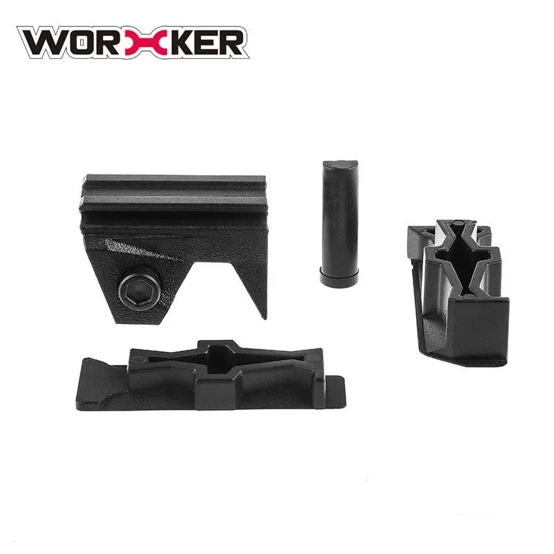 Imagem -03 - Acessórios de Brinquedo Remendo Modificado-trabalhador Picatinny Base Conjunto para Nerf Stryfe Stf Superior e Lateral Direita e Esquerda Rail Adapter