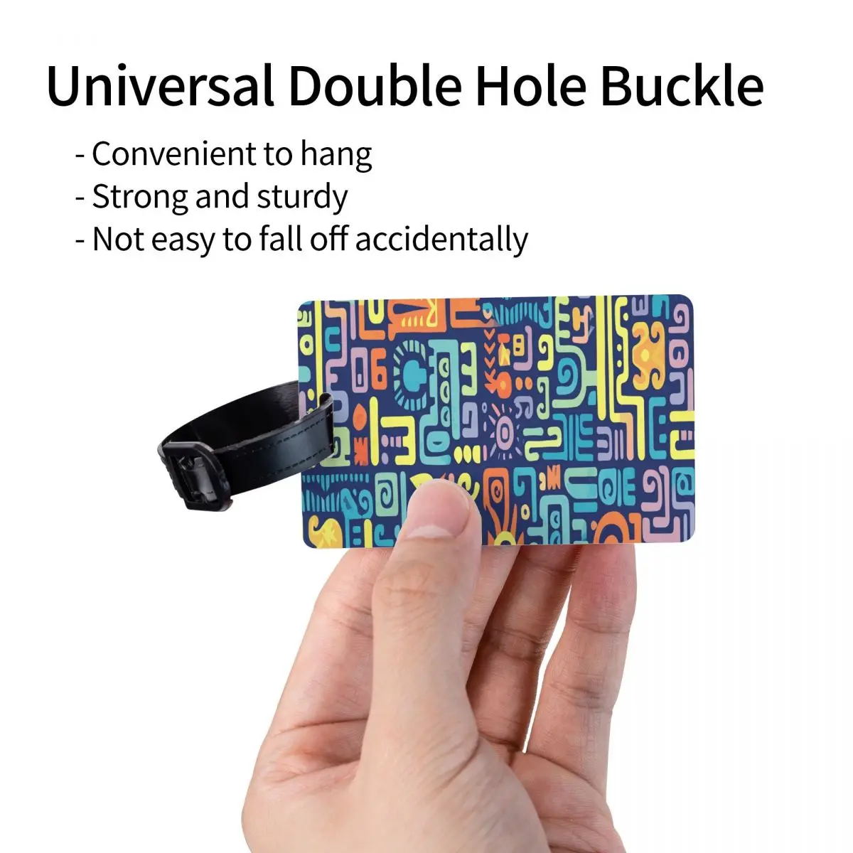 علامة الأمتعة بنمط الأزتيك لحقائب السفر، علامات الأمتعة العصرية، غطاء الخصوصية، اسم بطاقة الهوية