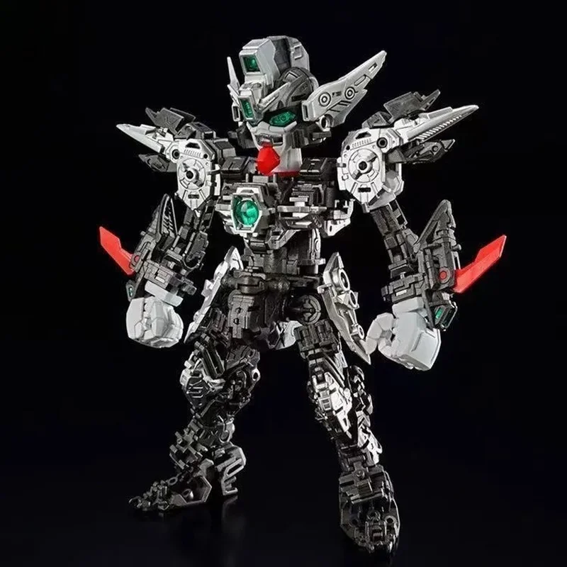 Zestaw do samodzielnego montażu modelu MGSD Wing Zero Custom EW Angel Feather-Drop Mech z naklejkami wodnymi, ozdoba na biurko, lalka, zabawka dla chłopca, prezent.