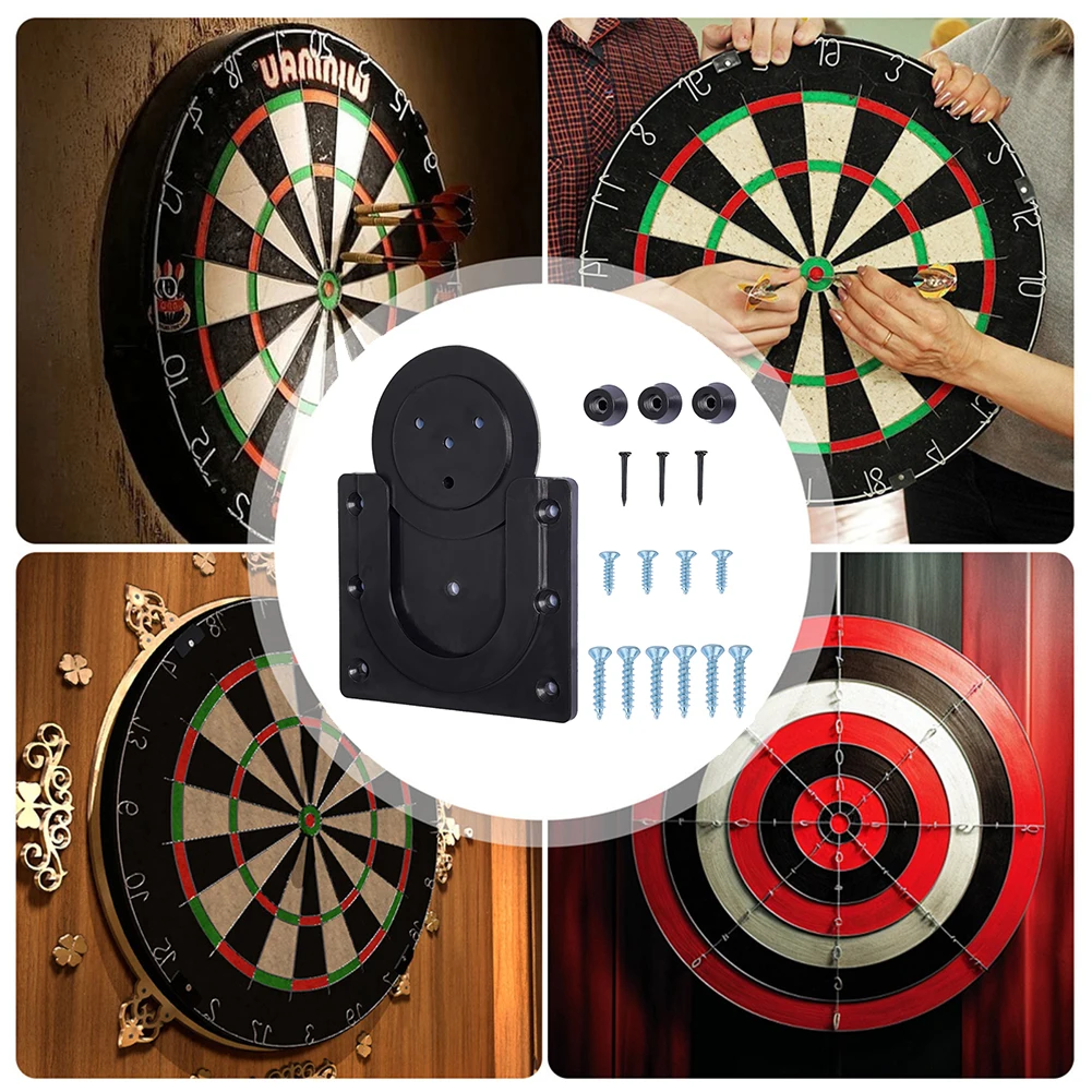 

Монтажный кронштейн для дартса с подушечками и винтами Настенный монтажный кронштейн для дартса Набор для подвешивания дартса